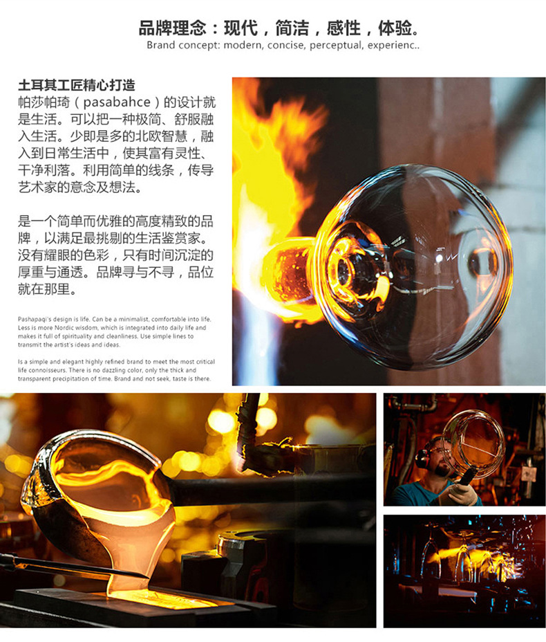 Turkey Crystal Glass Ashtray Creative Personalized Multi-functional European-style Home Living Room Coffee Table Decoration Ashtray