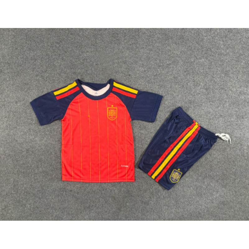 2026 Copa del Mundo de fútbol infantil trajes de mangas cortas pantalones cortos Argentina Alemania Francia niños y niñas secos rápidos image 12