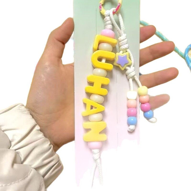 鹿晗コンサート周辺の新型キーホルダープレゼント掛け編み紐キーホルダーストラップ|undefined