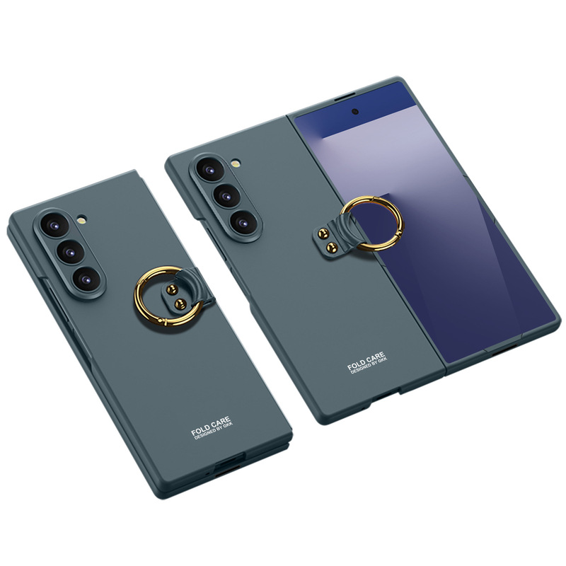Samsung Galaxy ZFold7 携帯電話ケース折りたたみスクリーンリングクリエイティブ超薄型フリップビジネスファッションシンプルに適しています|undefined