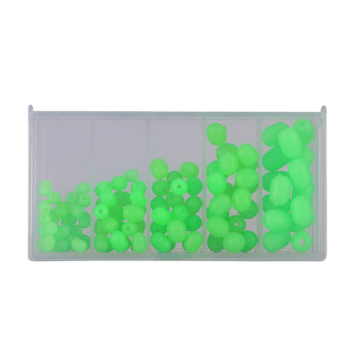 Weihe Sports Goods Cylindrical Soft Luminous Bean Bean Blocking Set Bean Blocking Rock Fishing Accessories Cross-Border Wholesale