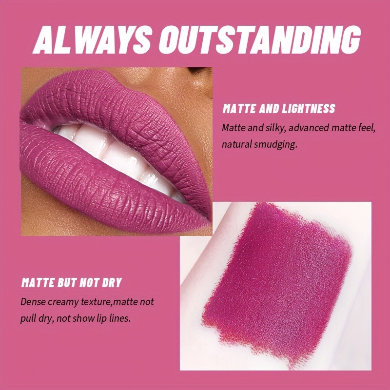 USHAS Spot transfronterizo europeo y americano, color duradero, lápiz labial hidratante, taza antiadherente, esmalte de labios que no se desvanece LP2293