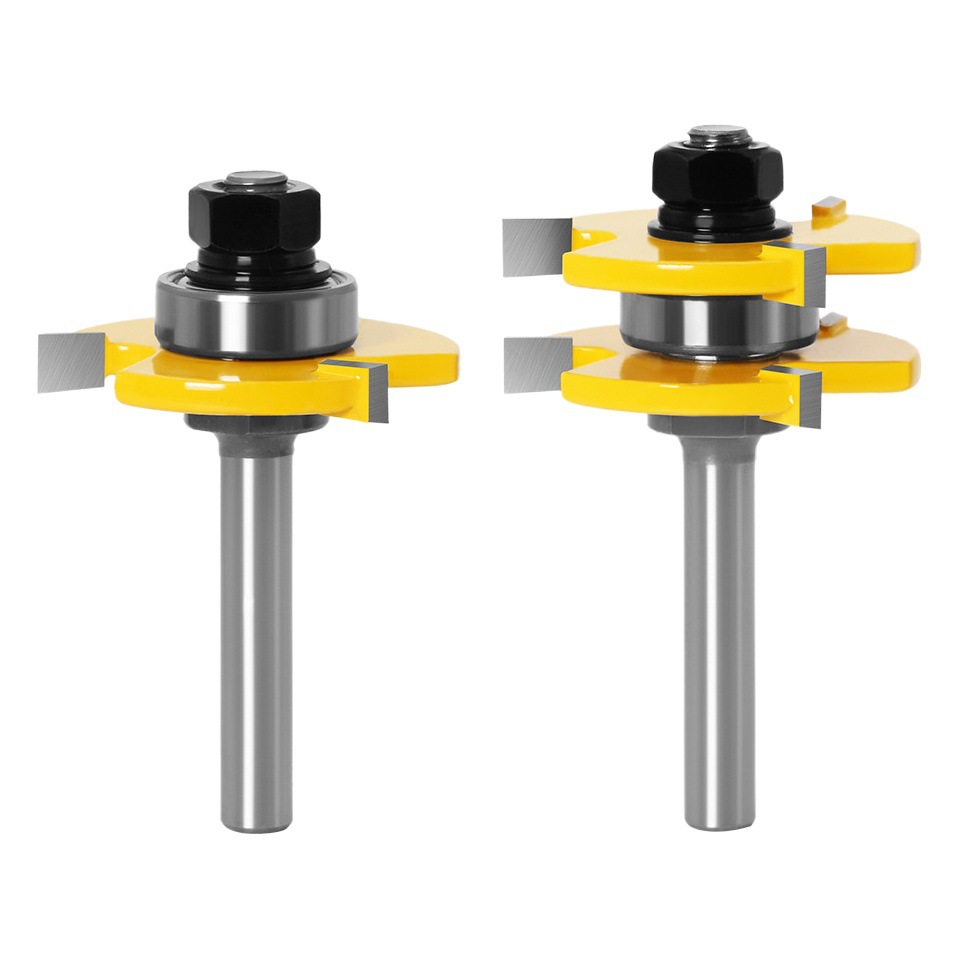 Cuchillo de espiga para carpintería Cuchillo de espiga en T de 3 dientes Cuchillo de piso Cuchillo de tablero Cuchillo de tablero de 8 asas Cuchillo de piso Exportación de comercio exterior