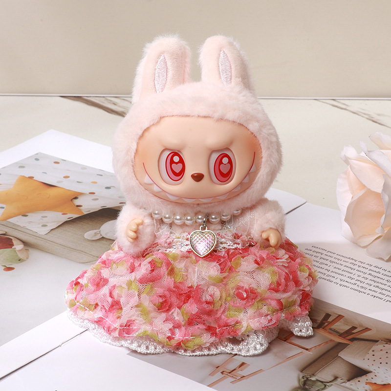 ラブブベビー服ドレス新製品はラブブ人形周辺機器を着用できますかわいい着替えぬいぐるみ服卸売|undefined