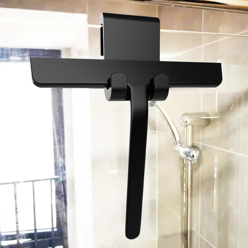 Household Glass Cleaning Tool with Straight Handle, Silicone Scraper for Bathroom Glass, Floor Cleaning, Window Cleaning Tool, Glass Squeegee Household Glass Cleaning Tool with Straight Handle, Silicone Scraper for Bathroom Glass, Floor Cleaning, Window Cleaning Tool, Glass Squeegee