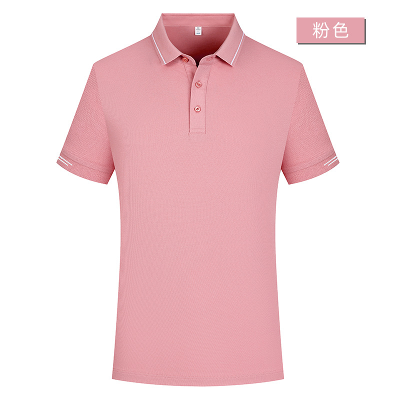 Camiseta POLO de alta calidad antibacteriana 5A de fibra Sorona de algodón de fibra larga de Xinjiang, ropa de trabajo personalizada con logotipo impreso o bordado