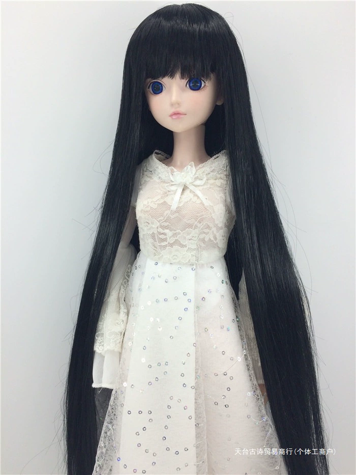 Bjd sd3 4 6 8 минут ночь лоли 60 см игрушка Ци Лю Хай длинные прямые волосы кукла jf парик шерстяной набор