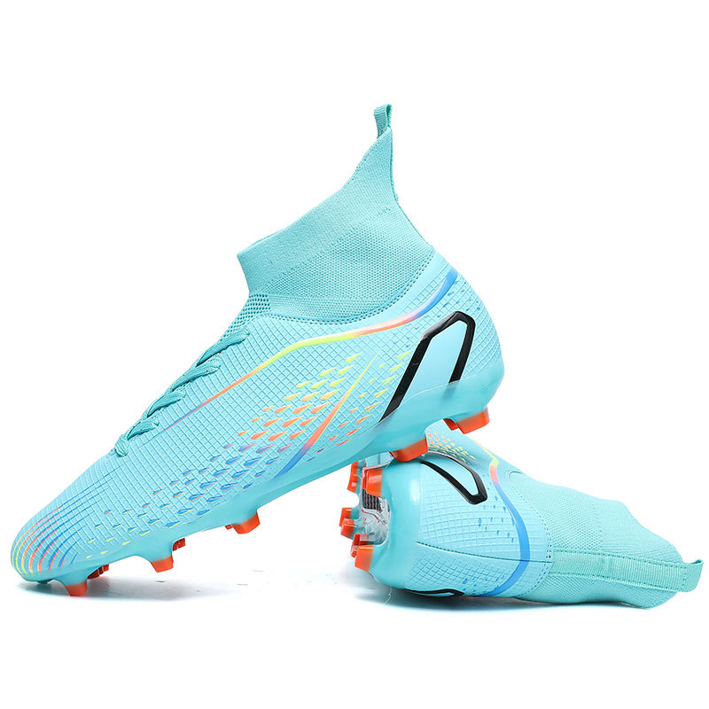 Nuevos zapatos de fútbol para hombres y mujeres zapatos de fútbol clavos adultos clavos largos zapatos de entrenamiento de niños adolescentes fábrica