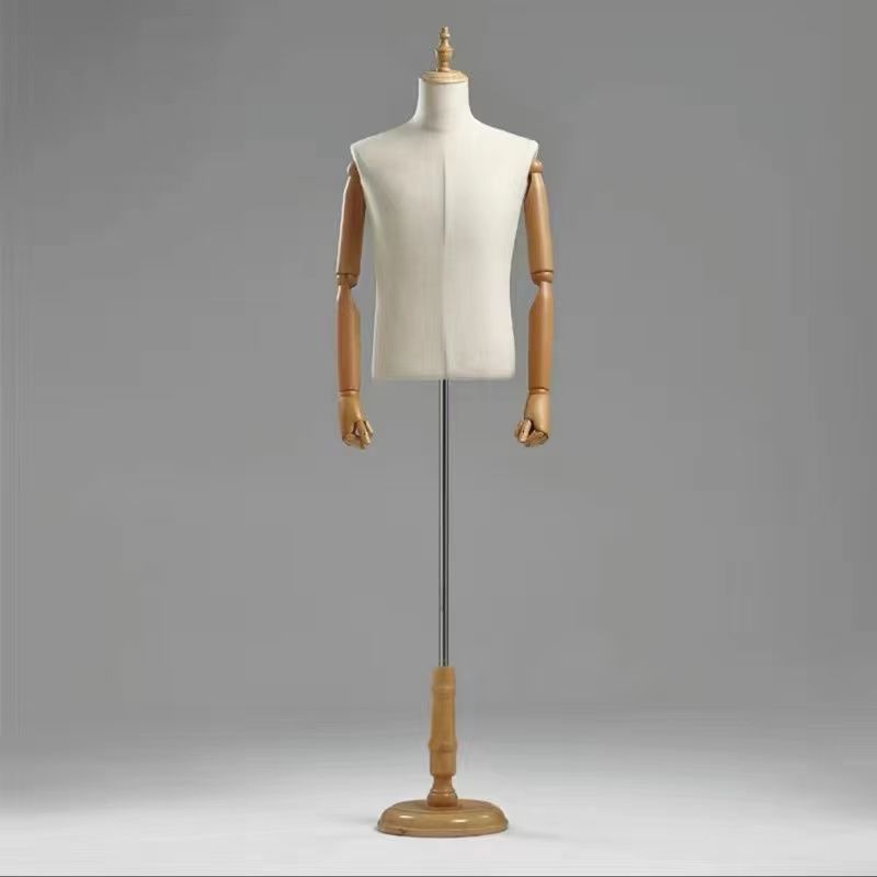 Modelo de ropa de hombre accesorios de mujer todo el cuerpo plataforma percha de ropa de ventana de hombre estante de exhibición de busto falso cuerpo humano tienda de ropa modelo rack