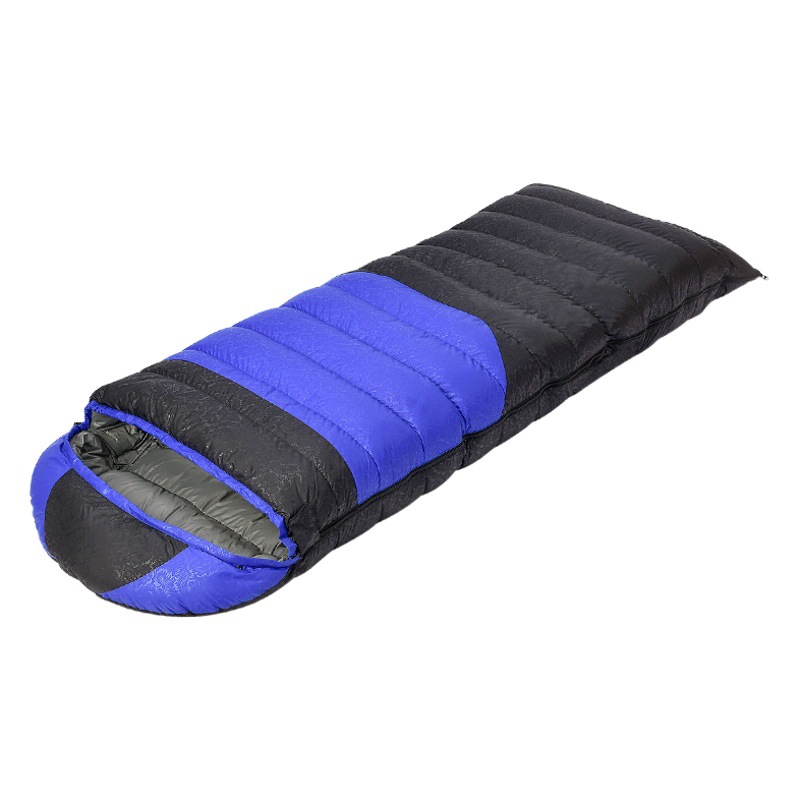 Abajo saco de dormir adulto acampar al aire libre adulto Otoño e Invierno engrosada a prueba de frío Four Seasons universal abajo algodón almuerzo Oficina