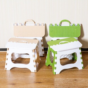 Plastic Folding Stool Portable Outdoor Small Stool Household Folding Stool Children's Learning Small Stool Train Small Bench