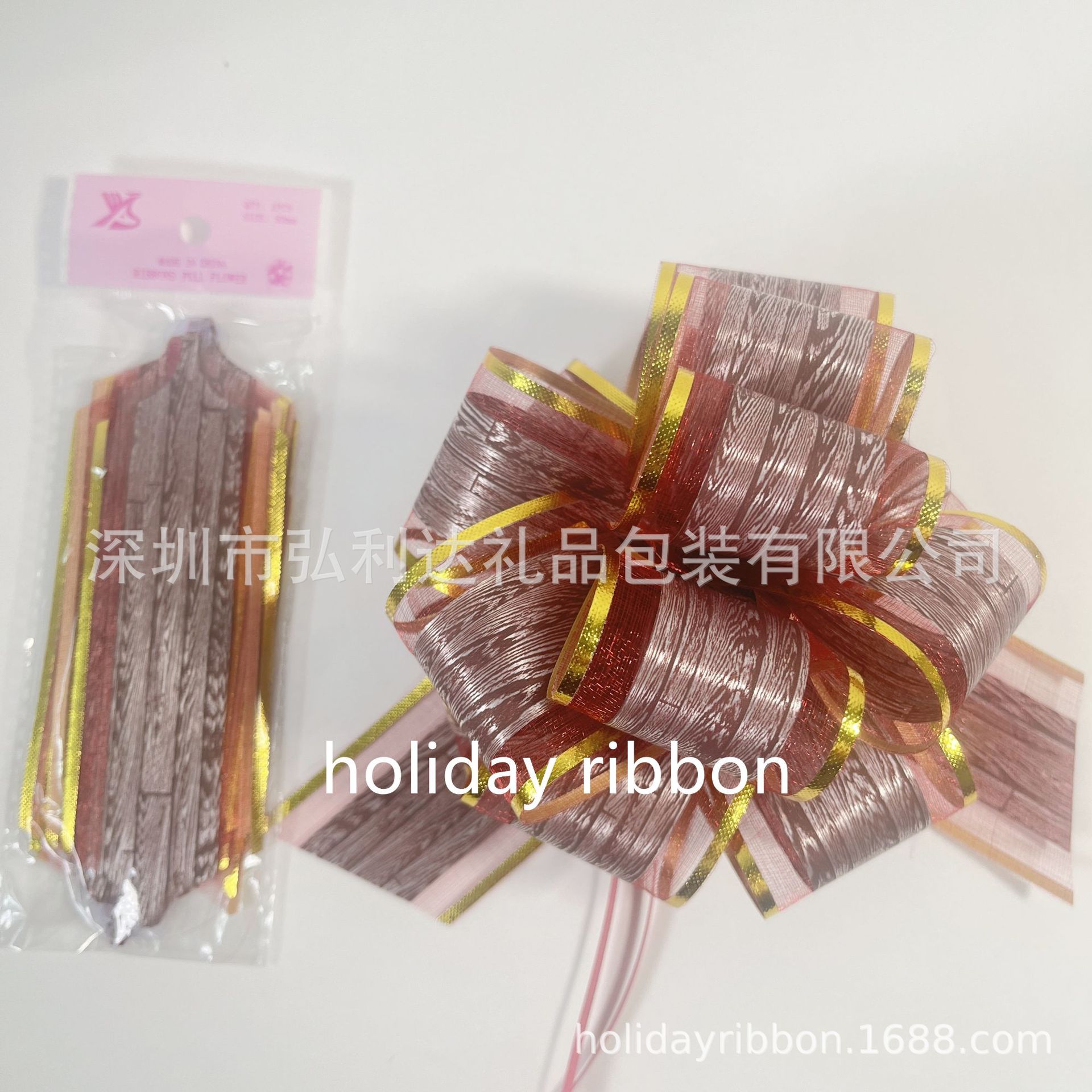 Nuevos materiales de embalaje de flores de bodas de impresión de PP de tamaño grande flores de bolas de arco de flores de mano al por mayor