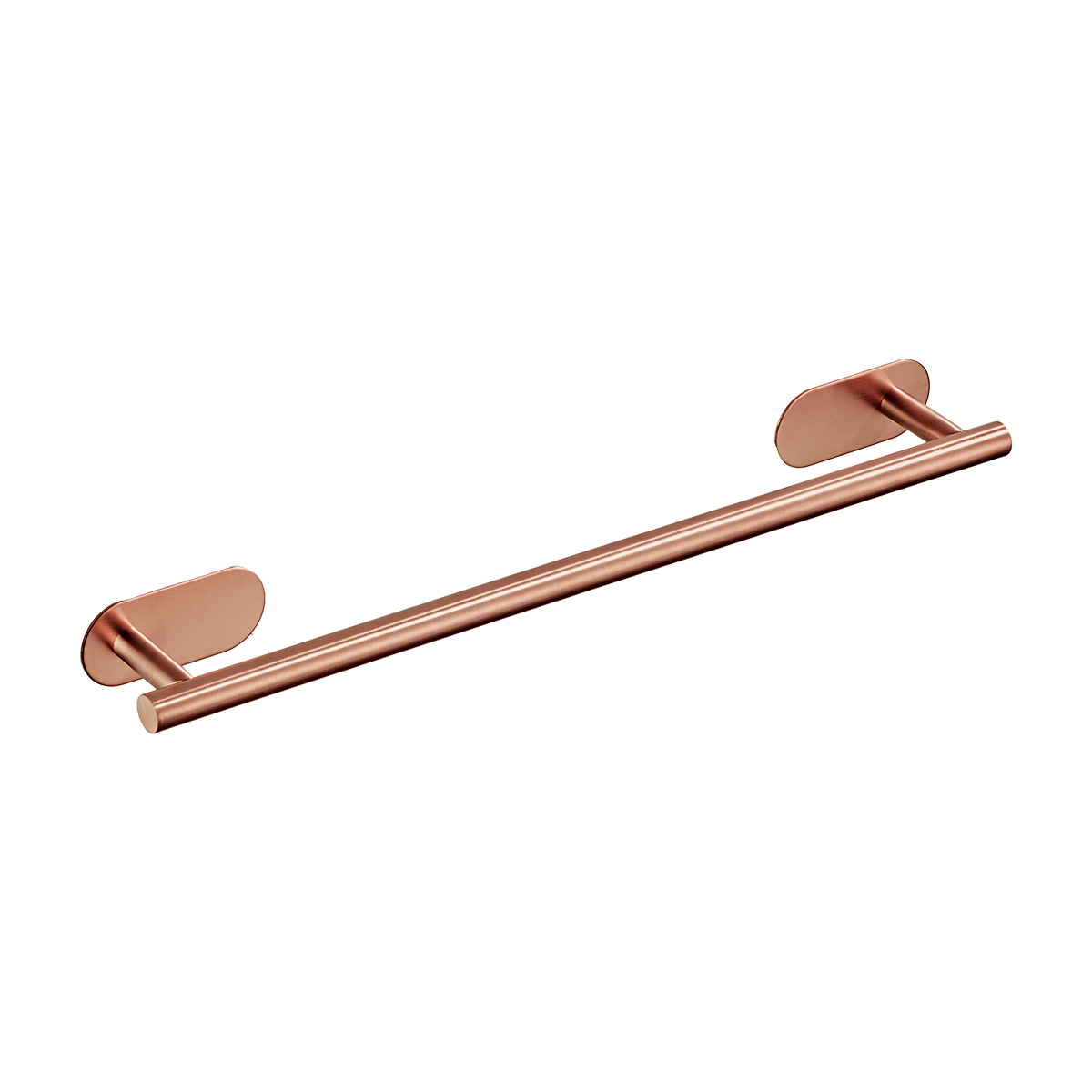 Toallero de acero inoxidable 304 sin perforación, barra colgante para baño, accesorios de baño, toallero de una sola capa, transfronterizo