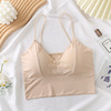 Summer silk sexy sports bra, T-shirt, underwear, lifting effect, V-neckline