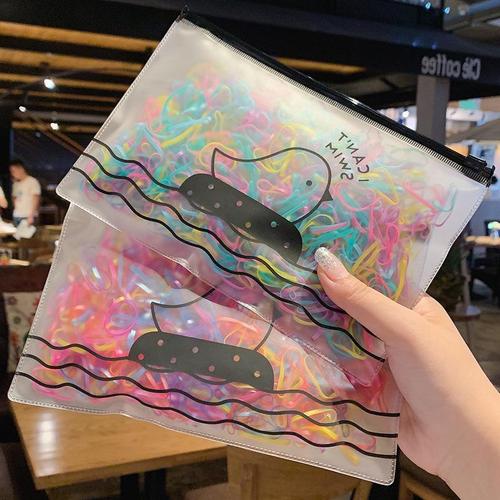 Yiwu Wholesale Children's Disposable Thickened Cute Hair Band Baby Durable Girls Rubber Band Headband Hair Accessories Women