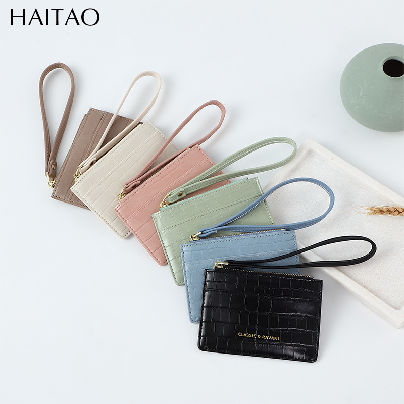 Nueva cartera de las mujeres corto simple titular de la tarjeta de verano cartera transfronteriza Comercio exterior cremallera monedero al por mayor