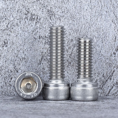304 stainless steel cup head hexagonal screw bolt cylindrical head hexagonal screw M3M4M5M12 DIN912