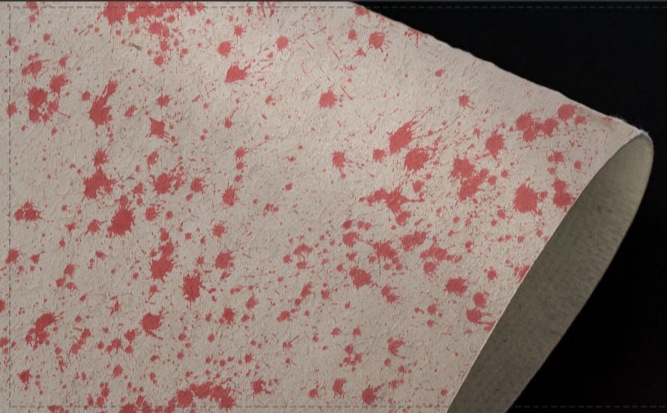 타이 레드 도트 150*90cm