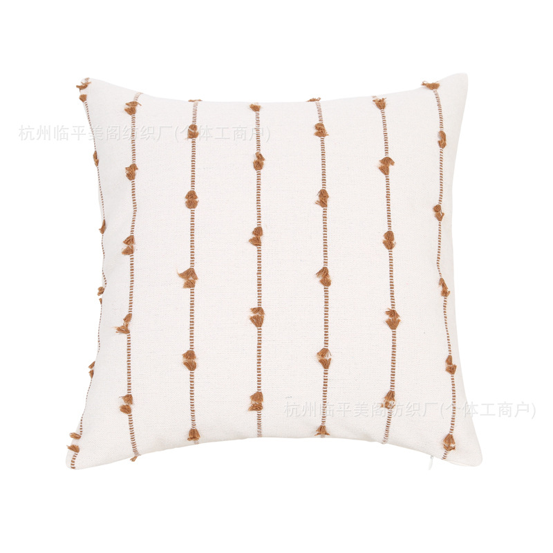Estrias cortar flores abrazar almohada funda simple moderna almohada en casa sala de estar sofá respaldo sala de modelo almohada de alojamiento