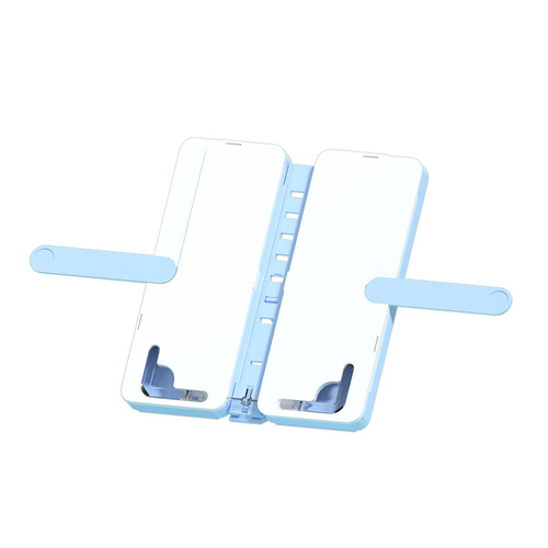 New reading bookshelf stationery box foldable pen box student multi-functional adjustable portable book stand book holder