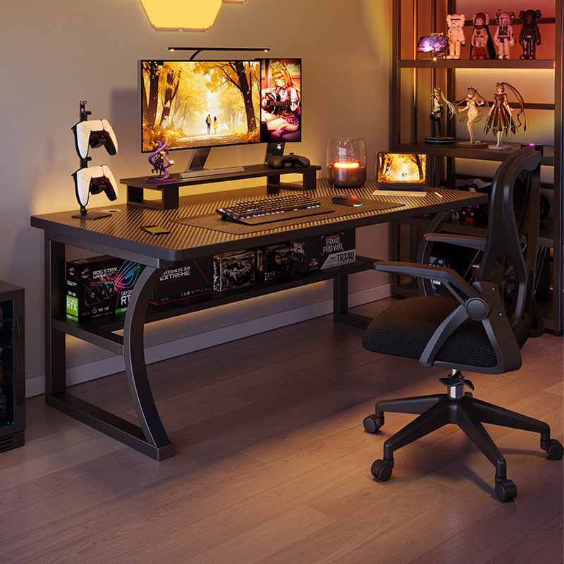 Computer desk for home use, simple design, suitable for gaming, e-sports, studying, writing, economical for rental apartments, work desk, office desk Computer desk for home use, simple design, suitable for gaming, e-sports, studying, writing, economical for rental apartments, work desk, office desk