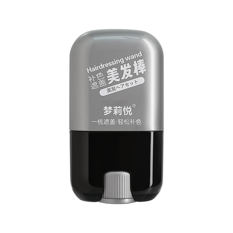 Shake sonido explosivo barra de cabello desechable cubierta natural barra de color de raíz blanca barra de color de cabello negro barra de color de emergencia