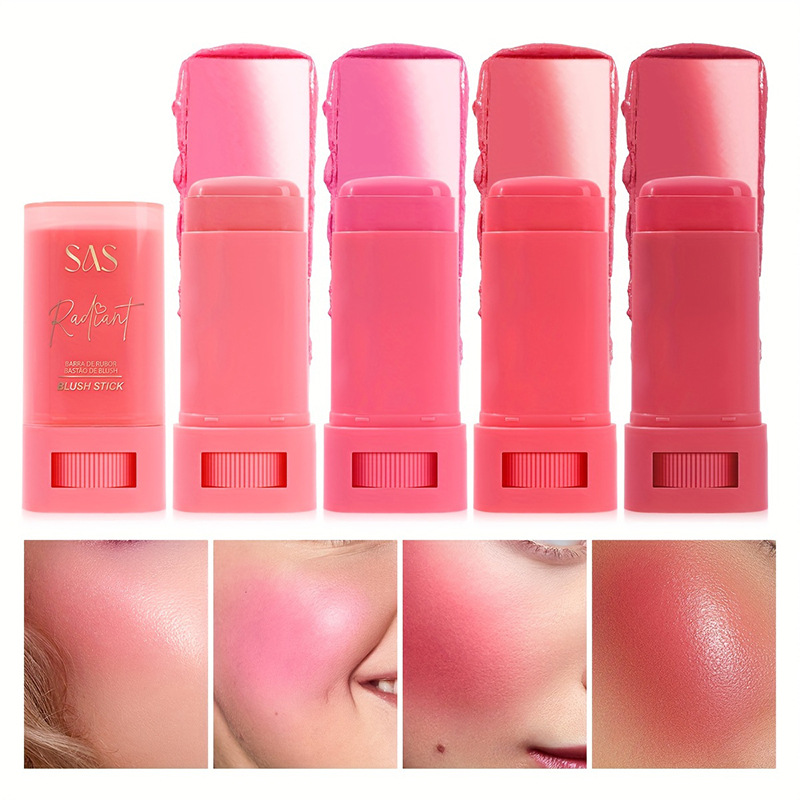 USHAS Europa y los Estados Unidos transfronterizos spot blush multipropósito sombra de ojos blush lipstick impermeable a largo plazo maquillaje SAC072