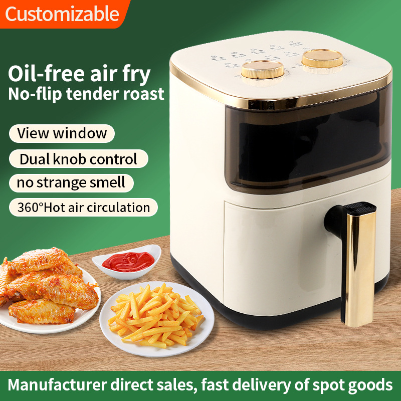 Exportación de freidora de aire nuevo horno eléctrico de gran capacidad inteligente sin aceite pequeño multifunción máquina automática todo en uno