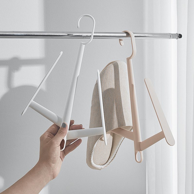 [Wo Dou] Multifunctional Household Small Tree Shoe Rack Outdoor Windproof Hanger Shoe Hook Balcony Shoe Rack Wholesale