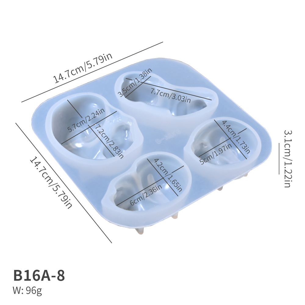 B16A-8 애완동물 조각상 실리콘 몰드