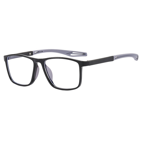Sakomu's new fashionable large-frame sports frame optical mirrors anti-blue light flat light unisex reading glasses