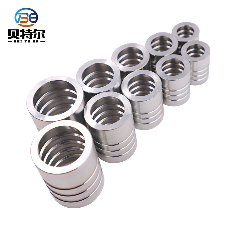 液压接头高压油管接头碳钢外螺纹卡套软管焊接头挖掘机胶管接头