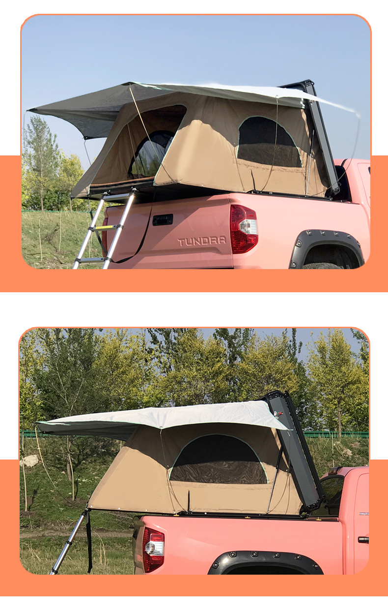 Car Rv Roof Tent Double Hydraulic Fully Automatic Outdoor Off-Road Camping Self-Driving Foldableing Car
