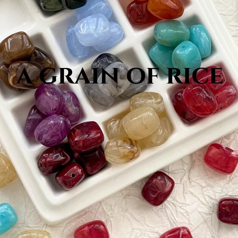 10 cloud vignetting squares rectangular gradient color beaded diy hand jewelry bracelet necklace accessories material