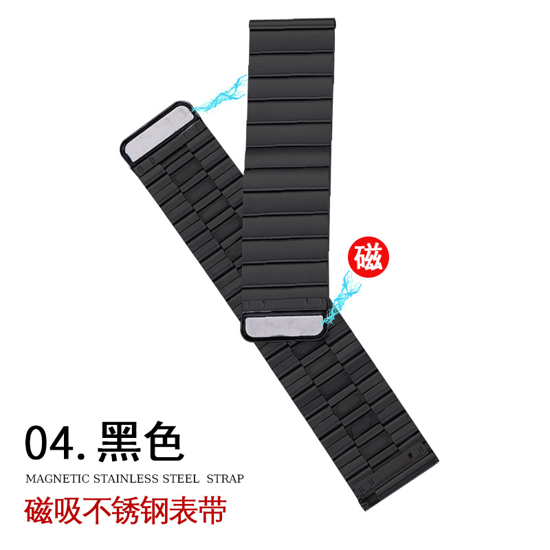 Suitable for apple watch strap, iwatch stainless steel magnetic strap, apple watch 89SE, Samsung Huawei gt Item Picture