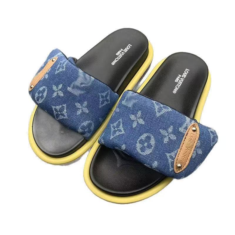 Zapatillas Velcro para mujeres de grosor en línea Zapatillas de muffin de moda para parejas