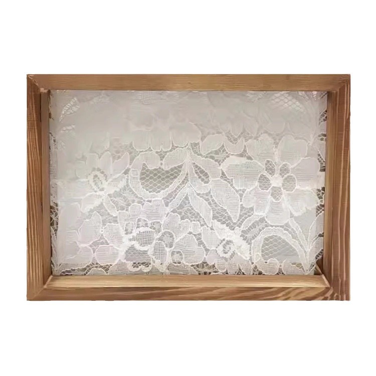 Vintage encaje pantalla tablero foto apoyos madera foto marco trabajo muestra uñas arte rhinestone acrílico pantalla caja de madera