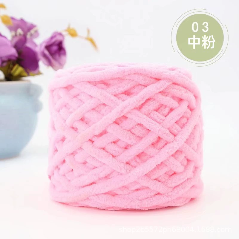 Шар пряжи шерстяной (ice yarn) — 15 м, толстая нитка, множество цветов для шарфов шапок тапочек