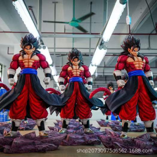 【オリジナルソース】ドラゴンボール 大型スタンディング超四孫悟空フィギュア アニメモデル周辺デスクトップ装飾|undefined