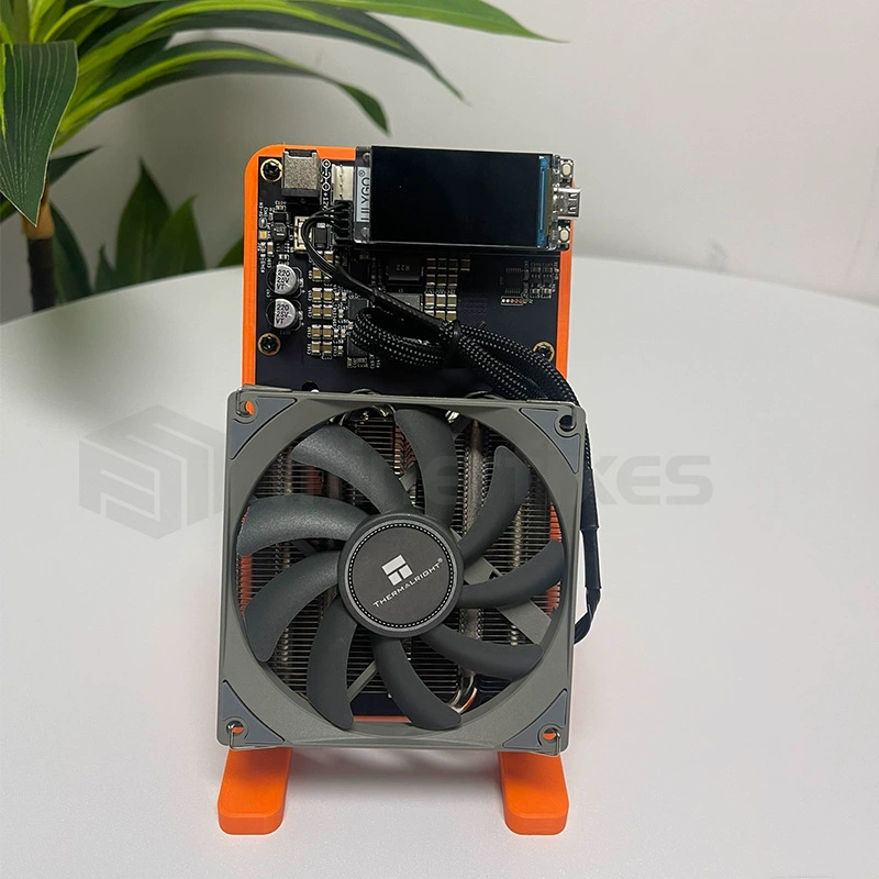 Машина для лотерей NerdQaxe++ с вычислительной мощностью 4.8T, 4 чипа BM1370 ASIC, новый, низкое энергопотребление 60W