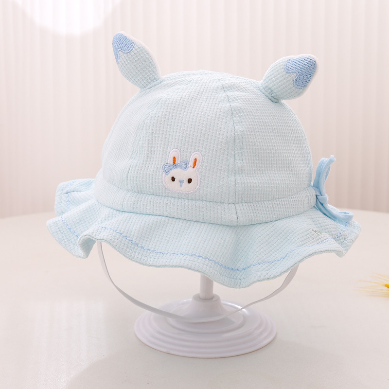 Sombreros para bebés primavera y otoño para niños y niñas viajan sombrero de pescador de sombrero de sombra lindo bebé caliente a prueba de viento sombrero de puerta de salmuera