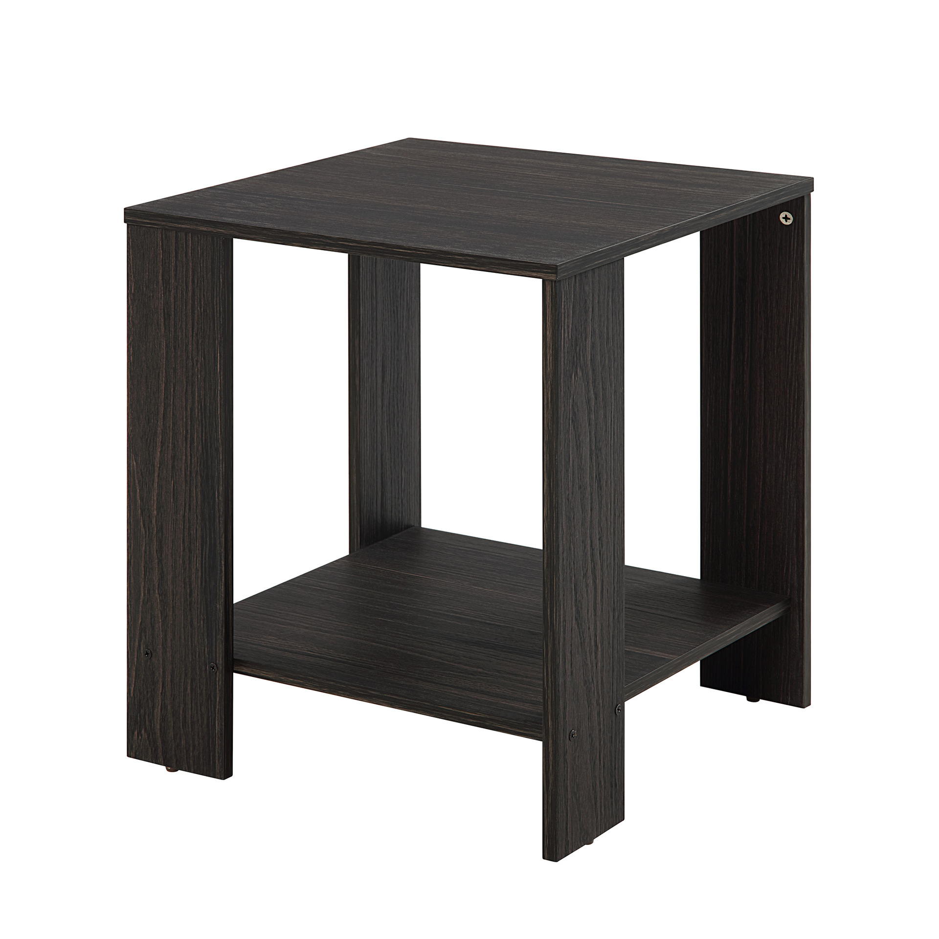 Mesa Auxiliar Cuadrada de Tablero de Madera para Sala de Estar y Dormitorio image 6
