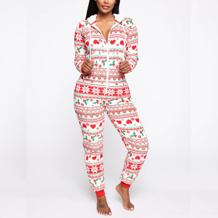 European and American Export Women's Clothing Christmas Plaid Home Clothes Hooded Casual Home Clothes Autumn and Winter New Su1900 European and American Export Women's Clothing Christmas Plaid Home Clothes Hooded Casual Home Clothes Autumn and Winter New Su1900