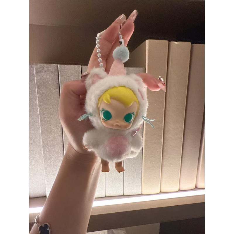 跨境新品搪胶Baby Molly口袋朋友系列毛绒挂件儿童礼物包包钥匙扣|undefined