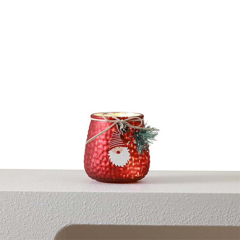 Decoración de Navidad candelabro decoración de escritorio Año Nuevo cálido ins parabrisas brillante decoración de ventanas de Navidad