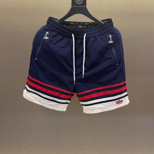 [High Quality Men's Clothing] Summer New Breathable Fashion Easiest for Match Quick-Drying Shorts Men's Fashion Light Luxury Sports Shorts