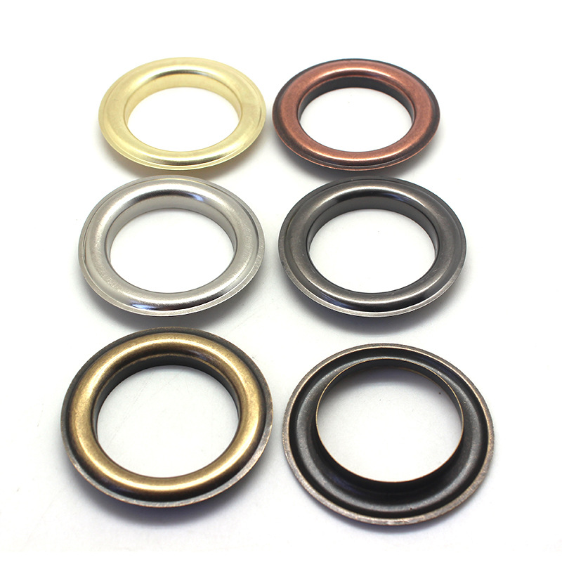 不锈铁电白金属鸡眼 内径4cm铁鸡眼 金属窗帘环 大号金属气眼扣