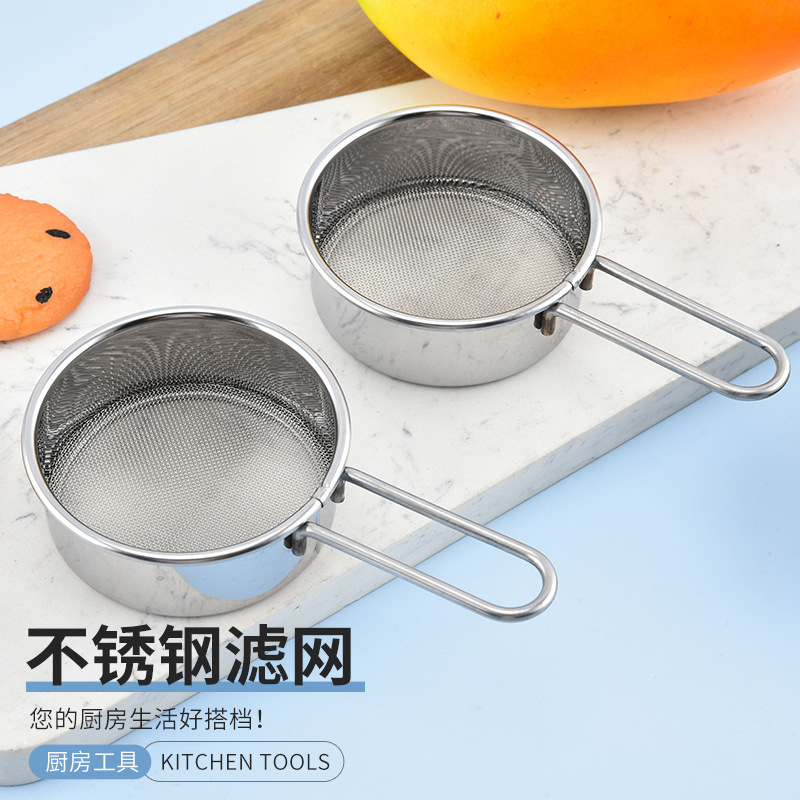 Yangjiang Hand-held Cup Type Semi-automatic Flour Sieve Stainless Steel Sieve Flour Sieve Sugar Powder Sieve Sieve Baking Tools Yangjiang Hand-held Cup Type Semi-automatic Flour Sieve Stainless Steel Sieve Flour Sieve Sugar Powder Sieve Sieve Baking Tools