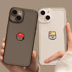 カップルはめい15pro/14携帯ケースを適用してかわいい子犬アニメ麦門赤米K80/70シンプルな趣味を持っている