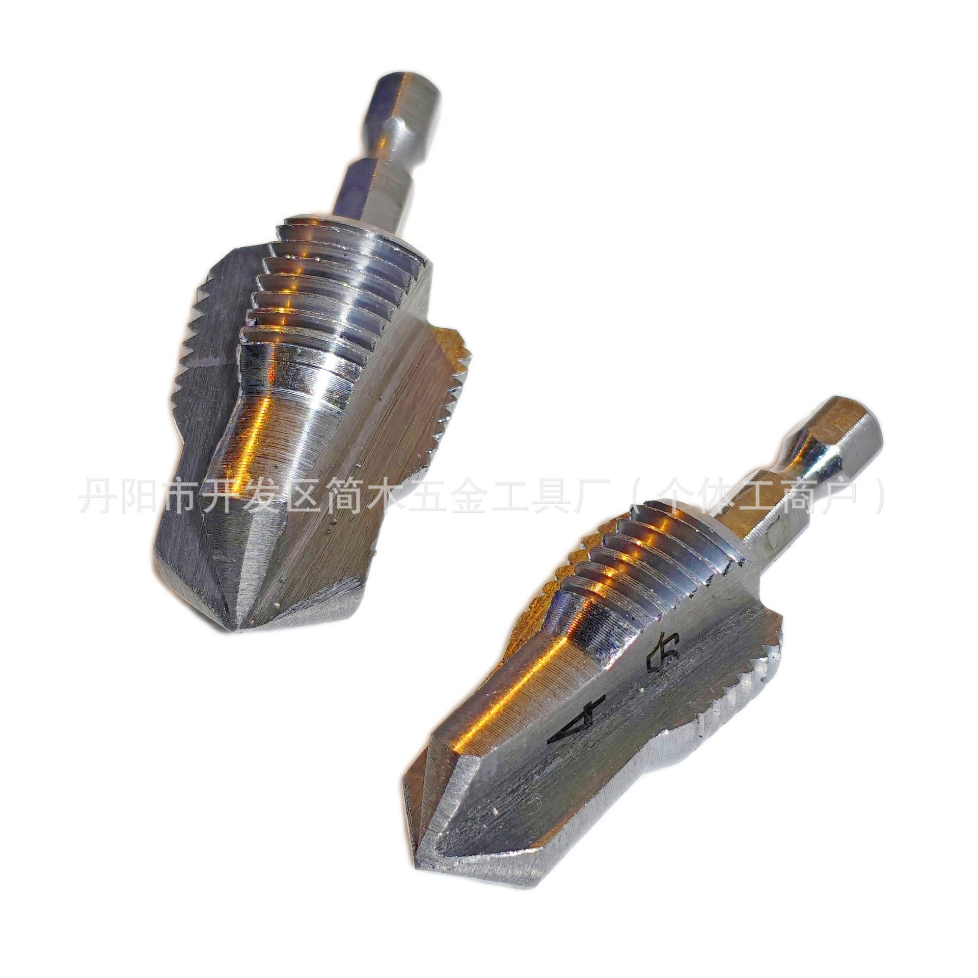 3날 리프팅 포트 + 태핑 일체형 4포인트 + 6포인트 드릴, 실버 세트